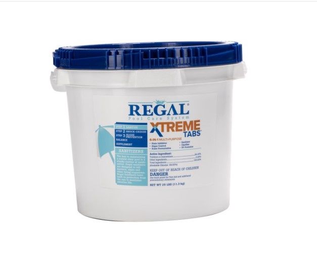 Regal 25 lb 3" Xtreme Wrapped Tabs Pail, Quantity: 25# Xtreme Bucket