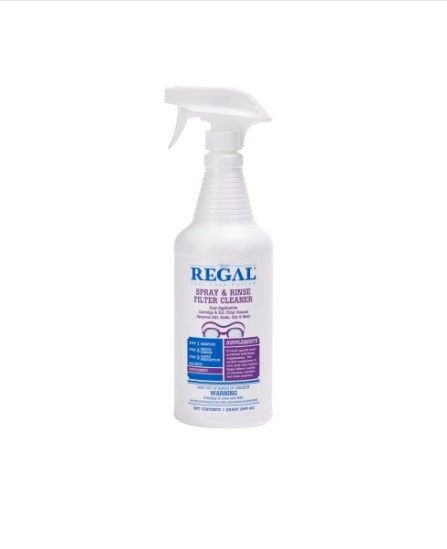 Regal 1qt Spray and Rinse Filter Cleaner