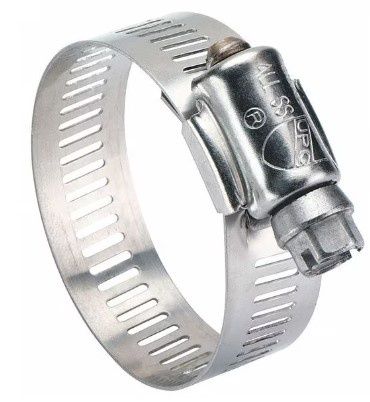 1-9/16" - 2-1/2" .5" #32 Stainless Hose Clamp