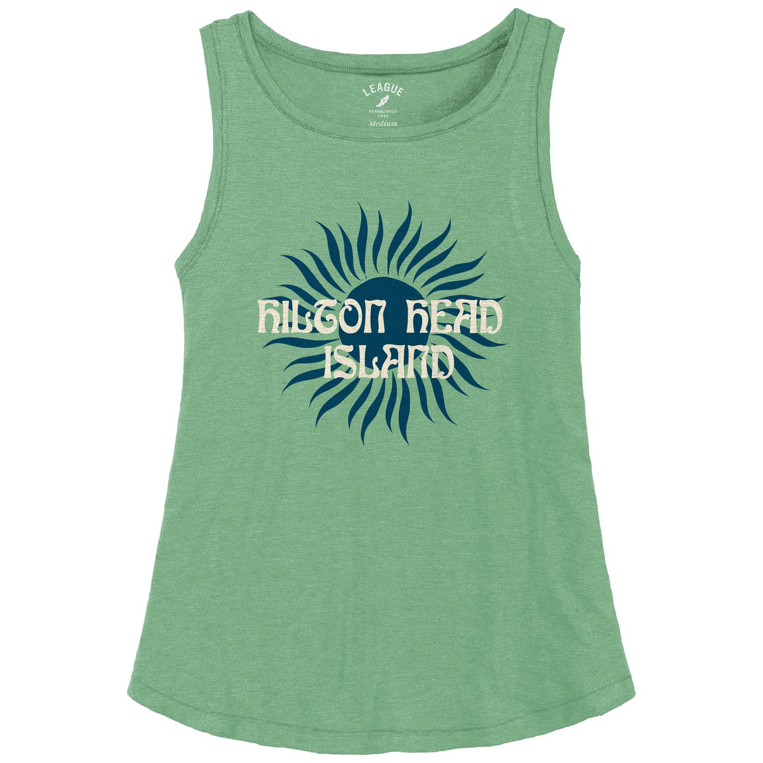 SBGS Trapeze Tank Heather Seafoam, Size: S