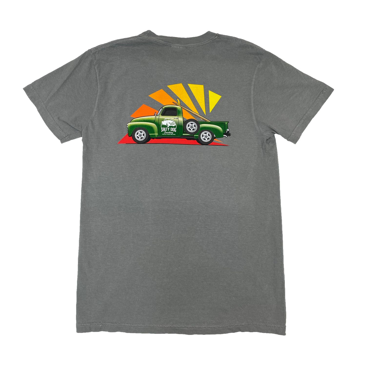 Salty Dog Trucking S/S Grey, Size: S