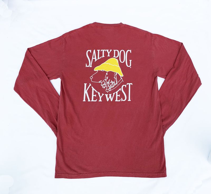 Key West Comfort Colors L/S Crimson