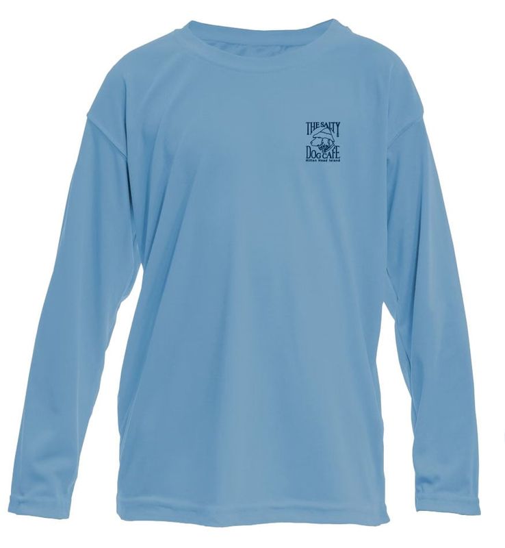 Youth Performance L/S Columbia Blue