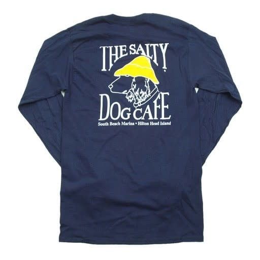 Hanes Beefy L/S Navy