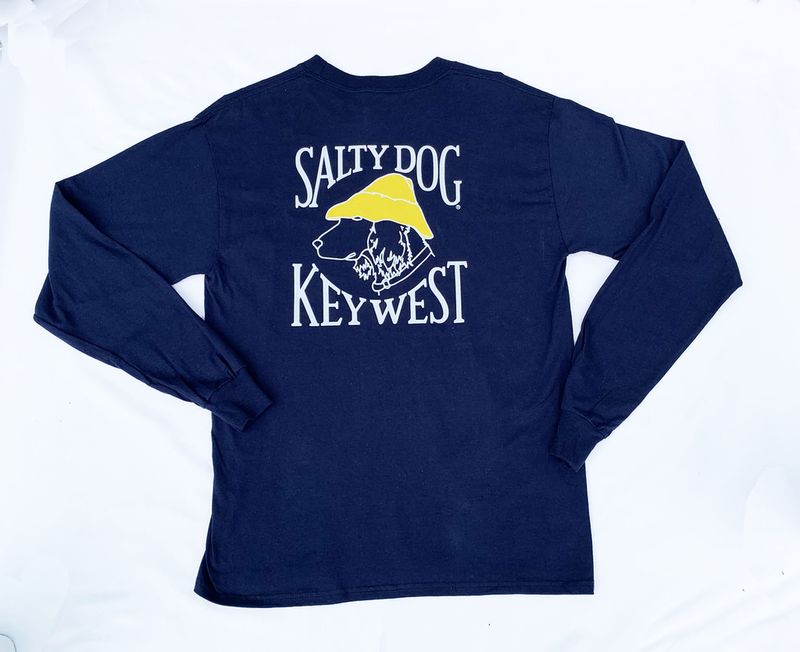 Key West Hanes Beefy L/S Navy