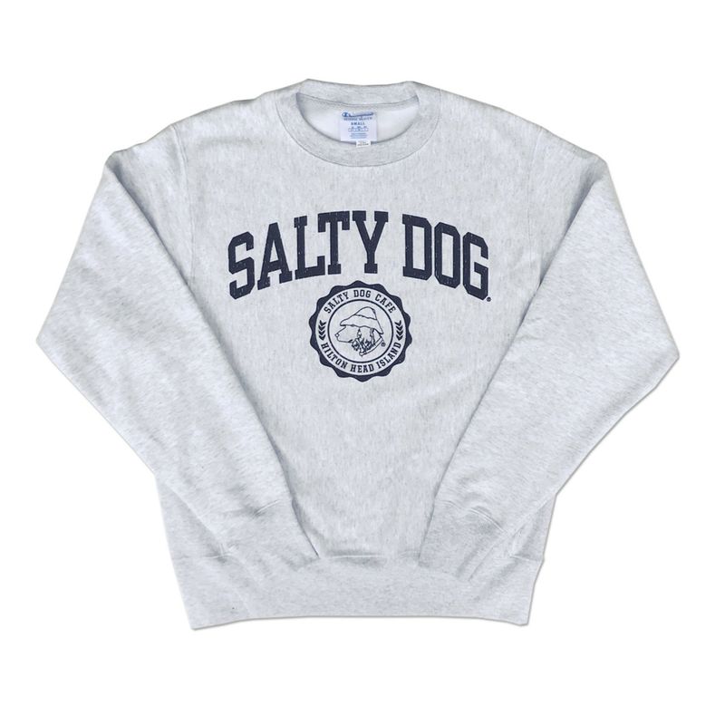 Sweatshirt-Youth Rev Weave Silver Grey