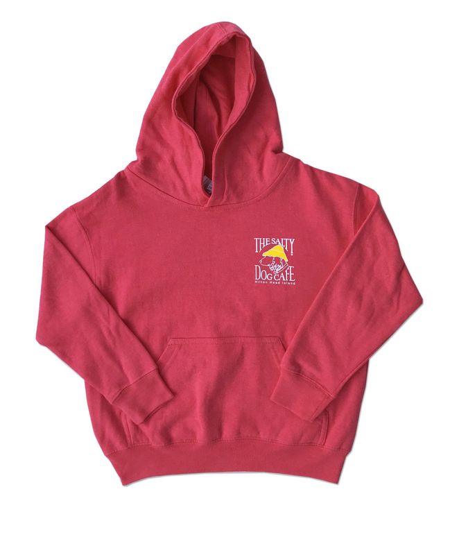 Youth Hooded Vintage Hot Pink