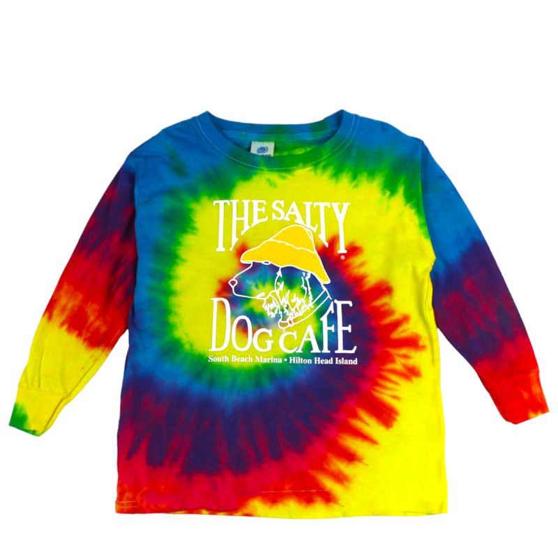 Youth Tie Dye L/S Reactive Rainbow