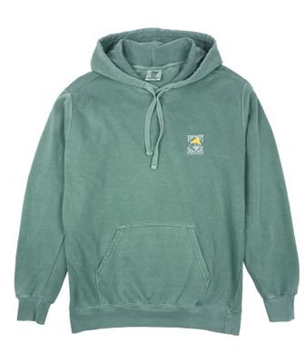 Hooded-Stonewash Light Green