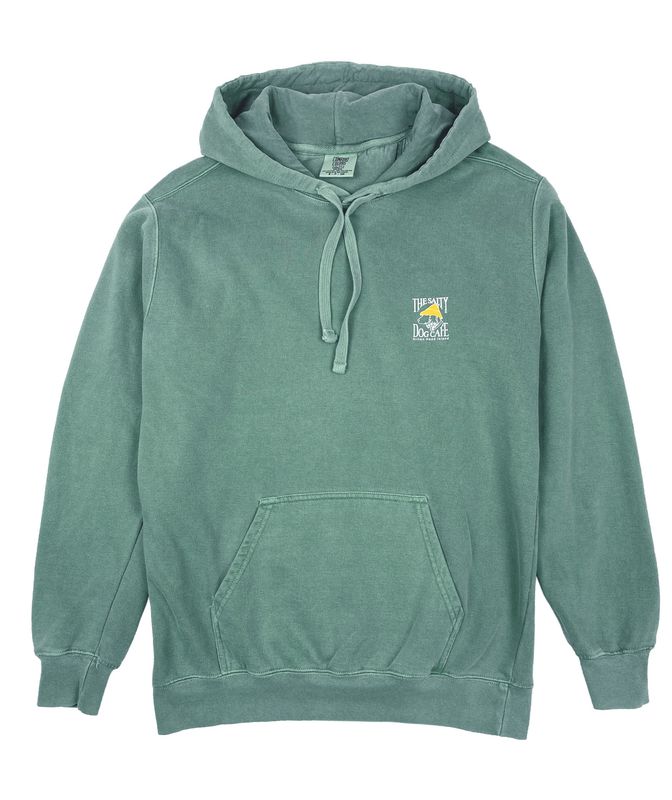 Hooded-Stonewash Light Green