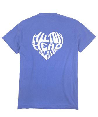 HHI Heart© Comfort Colors S/S Flo Blue