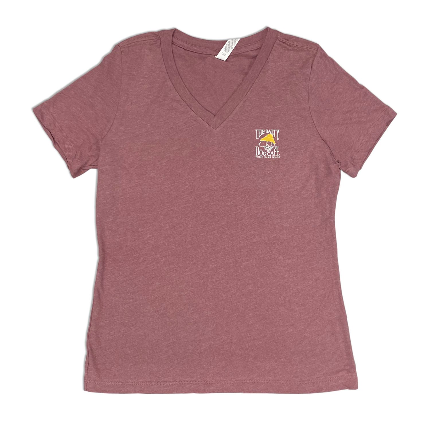 Women&#39;s V-Neck S/S Heather Mauve