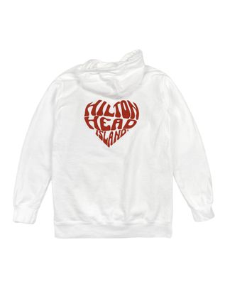 HHI Heart© Hooded Sweatshirt White
