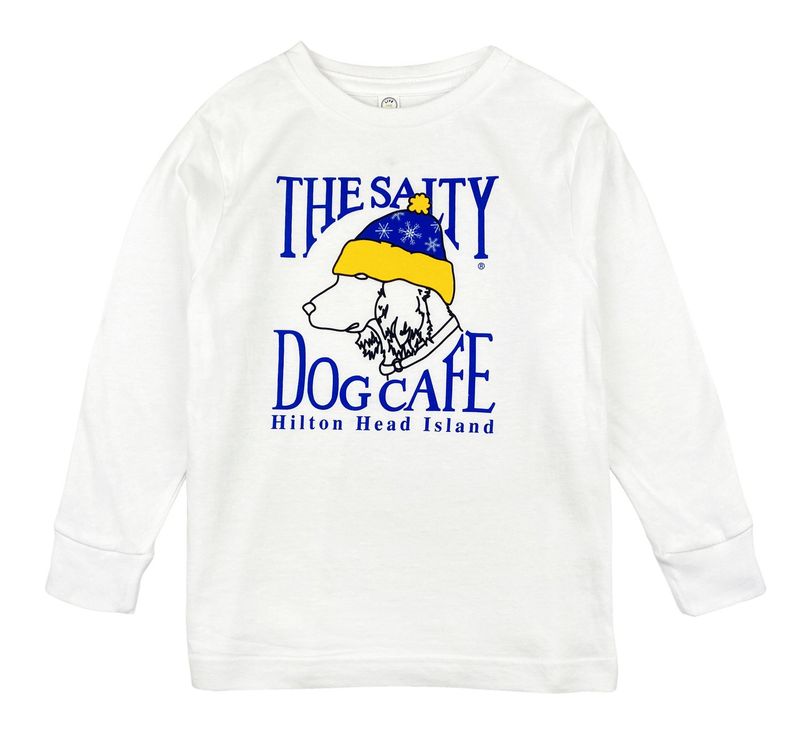 Youth Snow Dog L/S White
