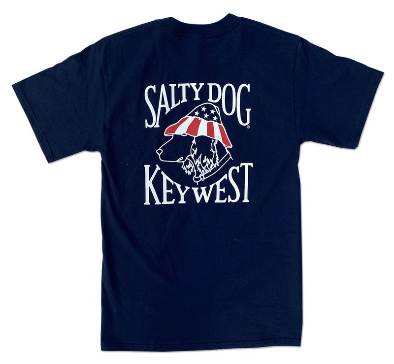 Key West Patriot Dog S/S Navy