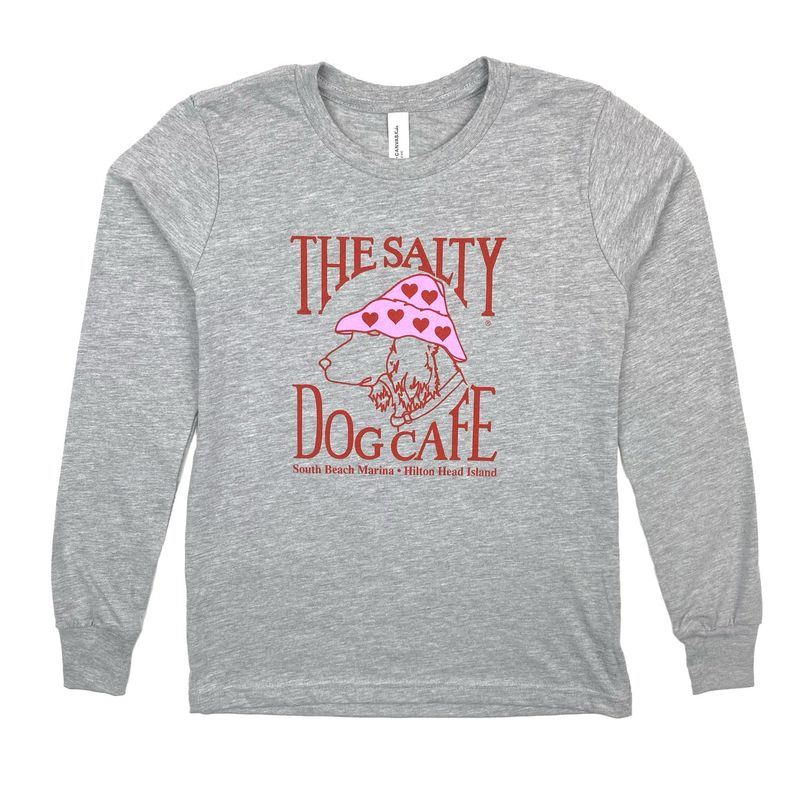Youth Love Dog L/S Athletic Grey