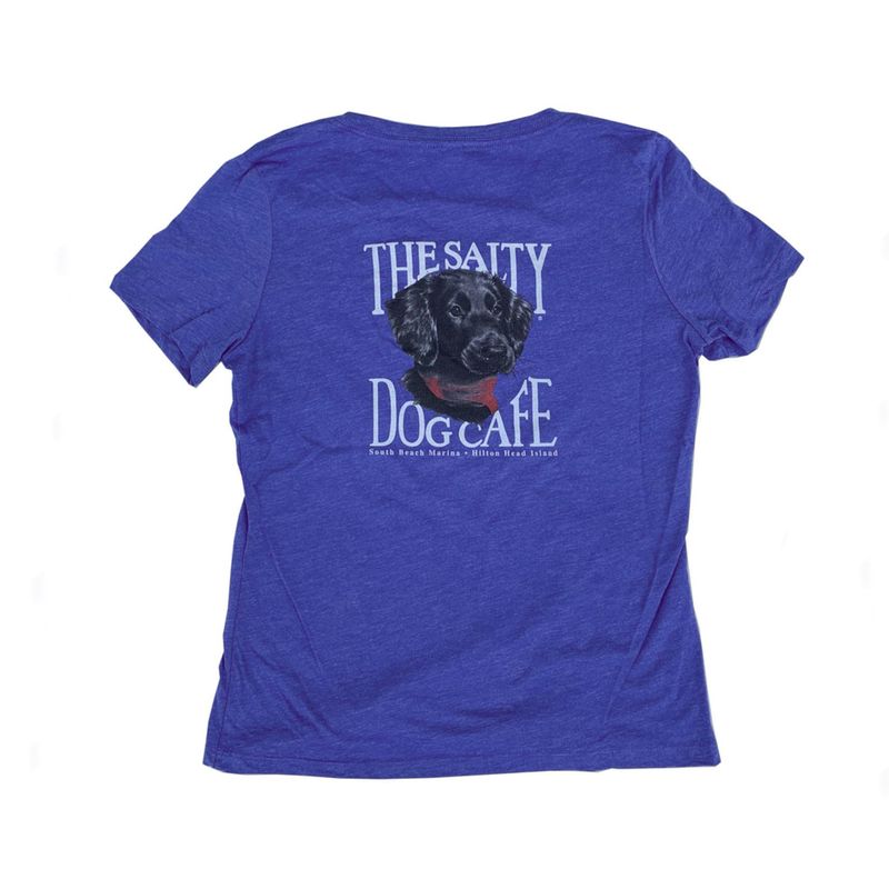 Women&#39;s Puppy Portrait S/S Royal