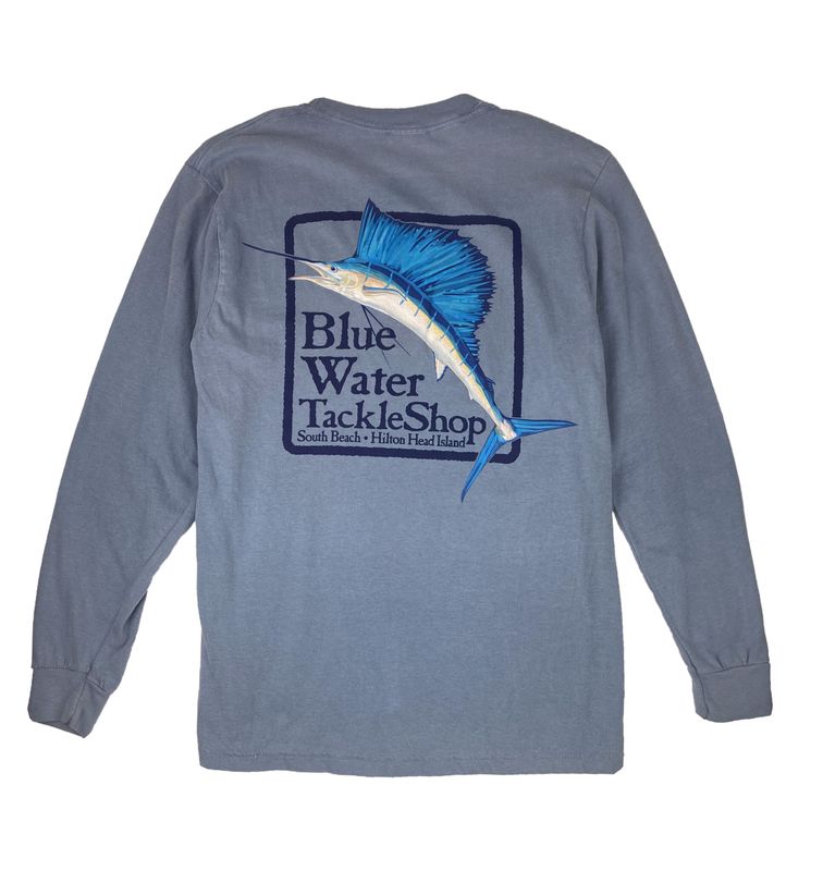 BW Comfort Soft Sailfish L/S Blue Jean