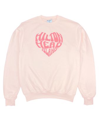 HHI Heart© Crewneck Sweatshirt Body Blush