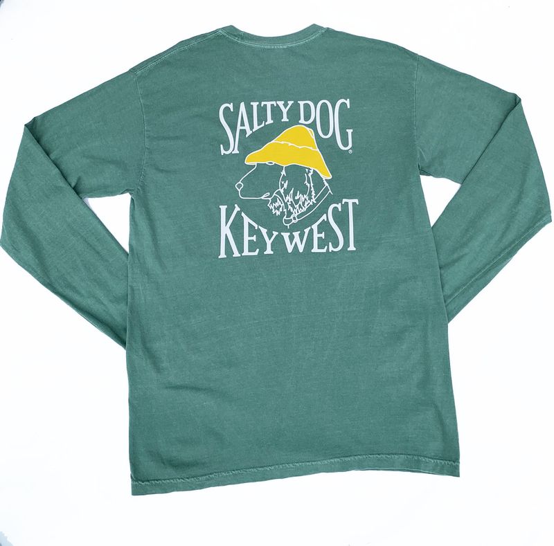 Key West Comfort Colors L/S Light Green