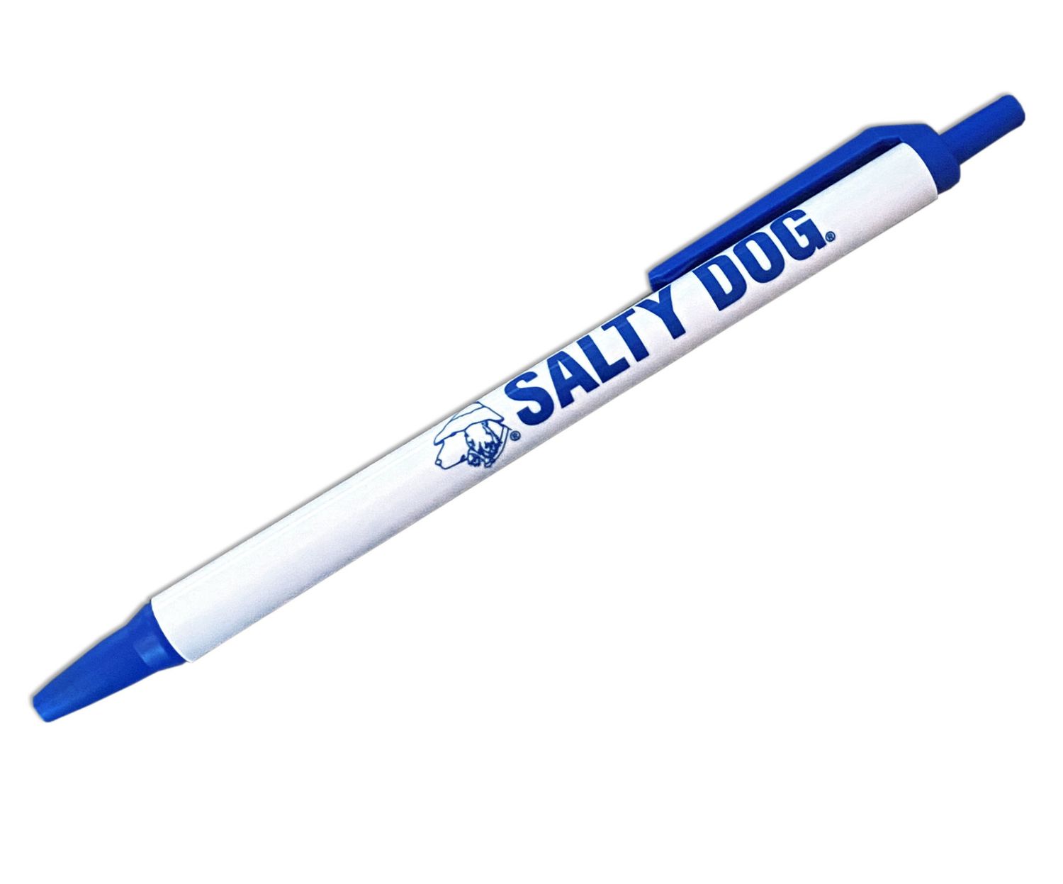 Pen - Ballpoint, White/Navy