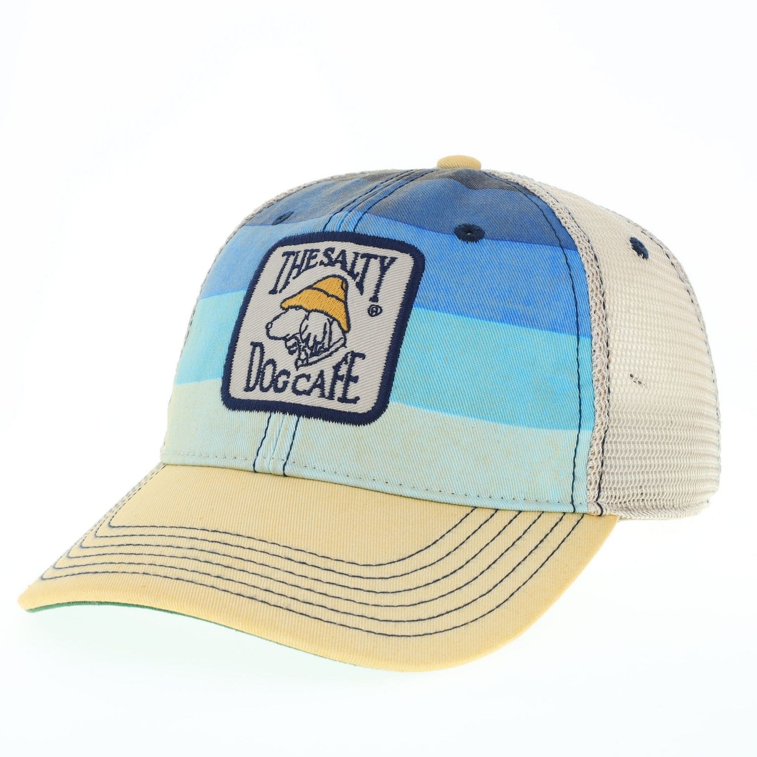Charleston Hat - Old Favorite Trucker, Blue Stripe