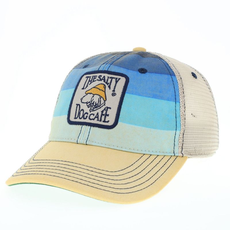 Charleston Hat - Old Favorite Trucker, Blue Stripe