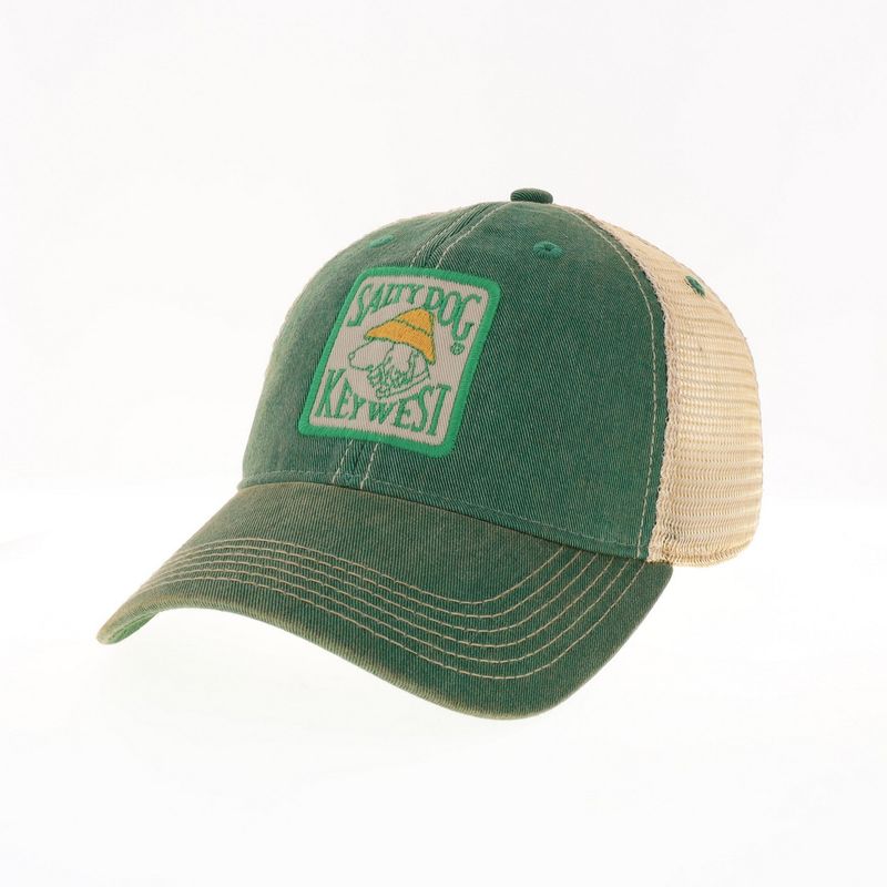 Hat - Key West - Old Favorite Trucker, Kelly Green