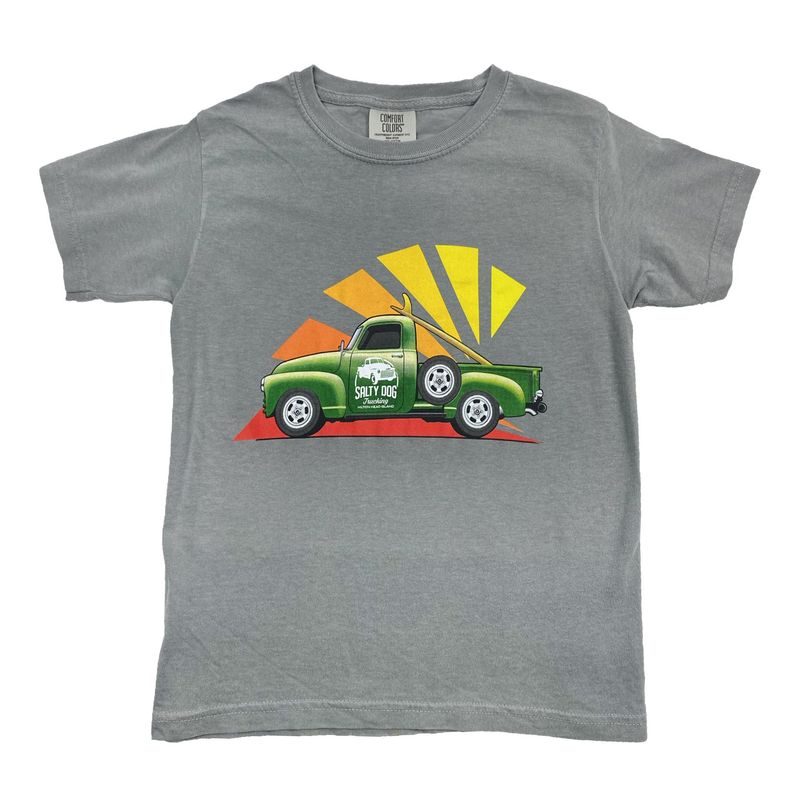 Youth Salty Dog Trucking S/S Grey