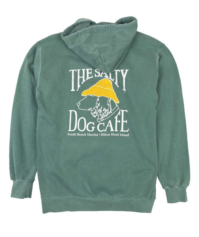 Hooded-Stonewash Light Green