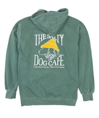 Hooded-Stonewash Light Green