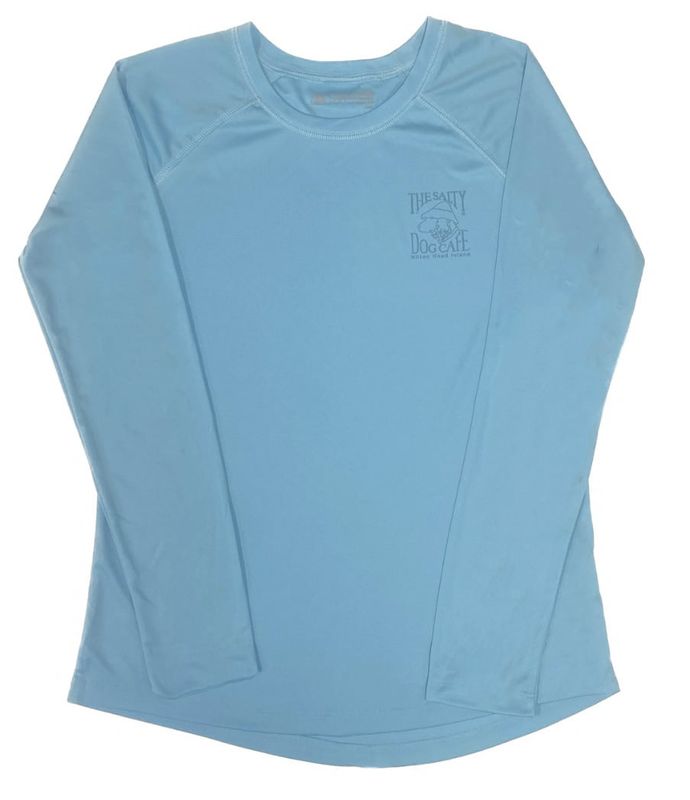 Women's Performance L/S Water Blue