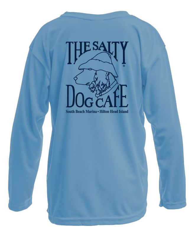 Youth Performance L/S Columbia Blue