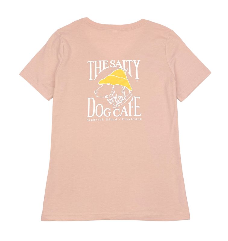Charleston Women's V-Neck S/S Heather Peach