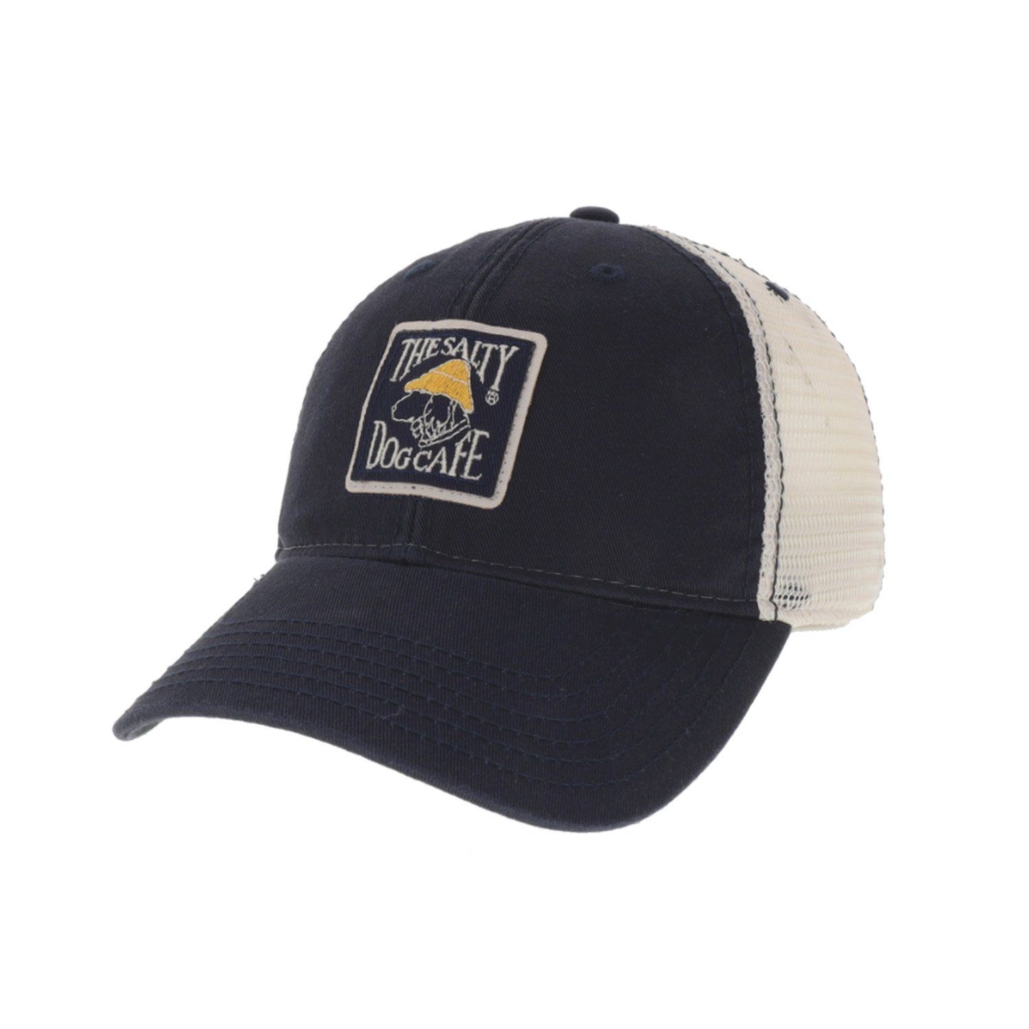 Charleston Hat - Youth Gameday Trucker, Navy/White