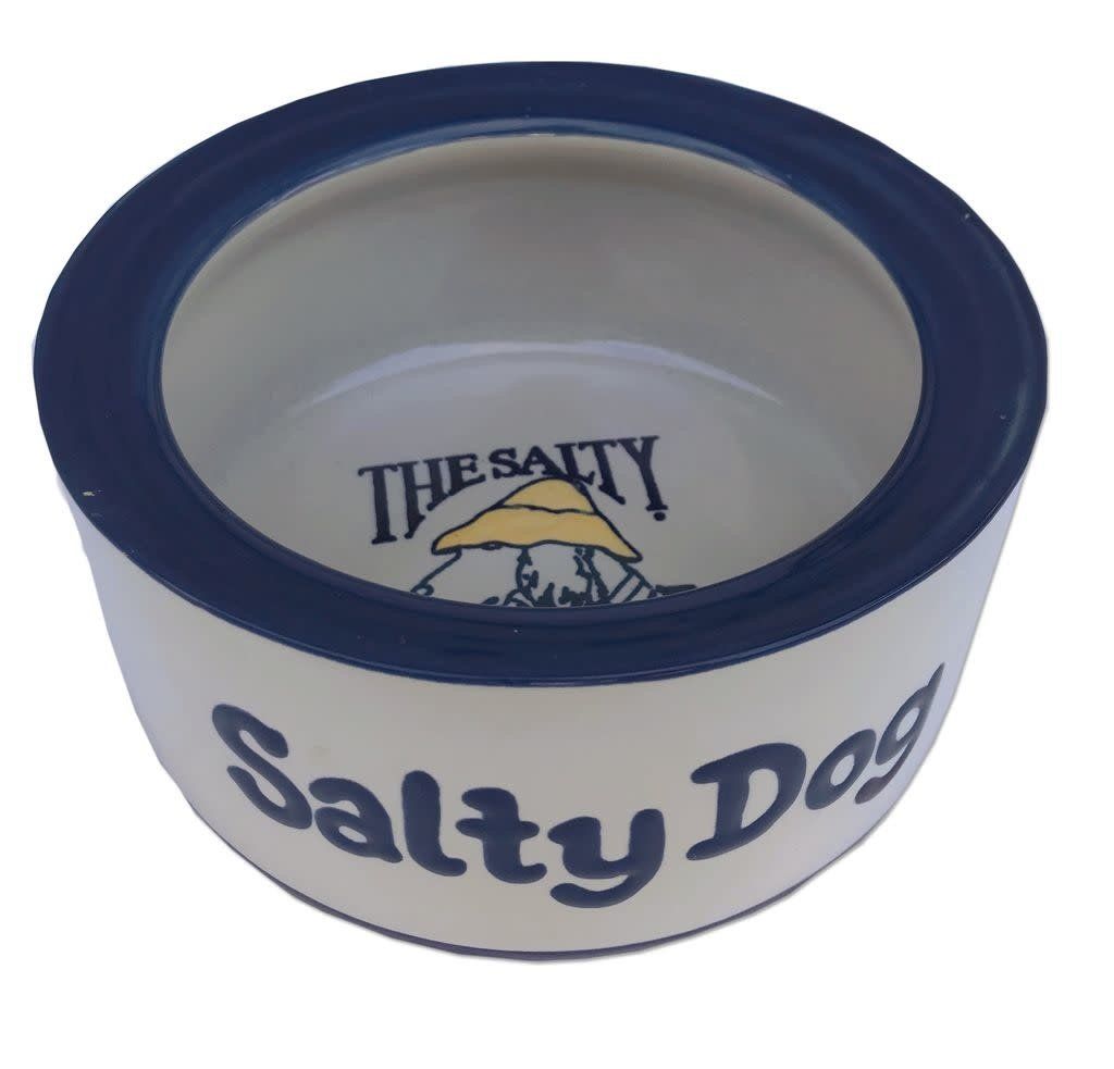 Stoneware Dog Bowl - 7in