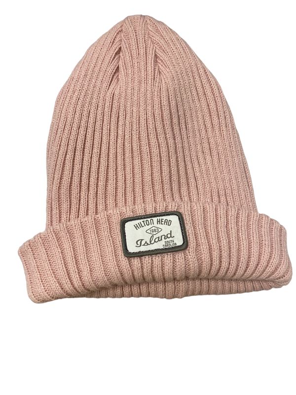 SBGS Beanie - Rib Knit, Hush Pink