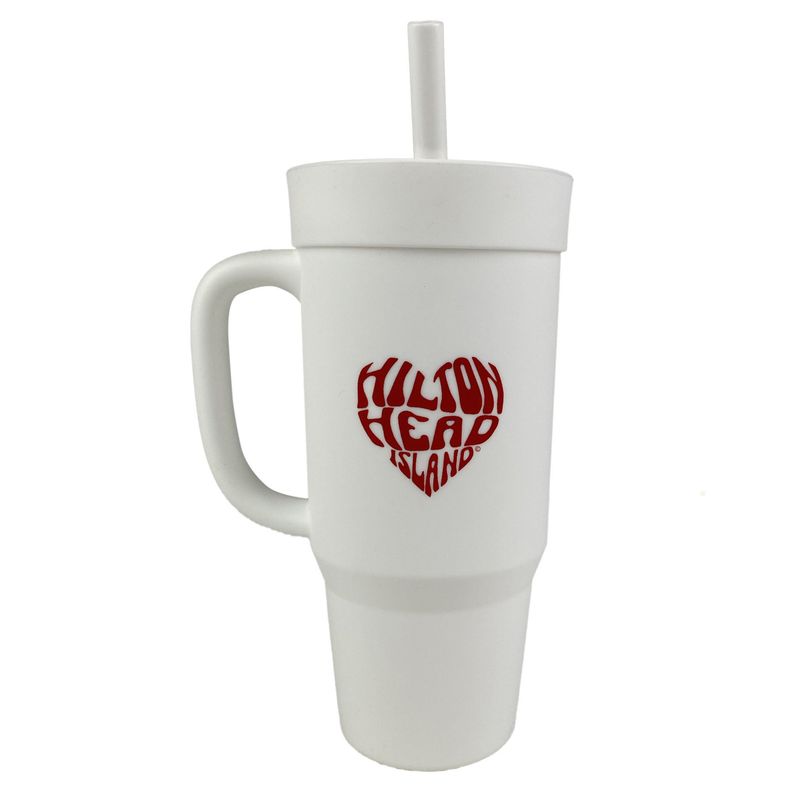 HHI Heart SiliPint Humbler White, 32oz