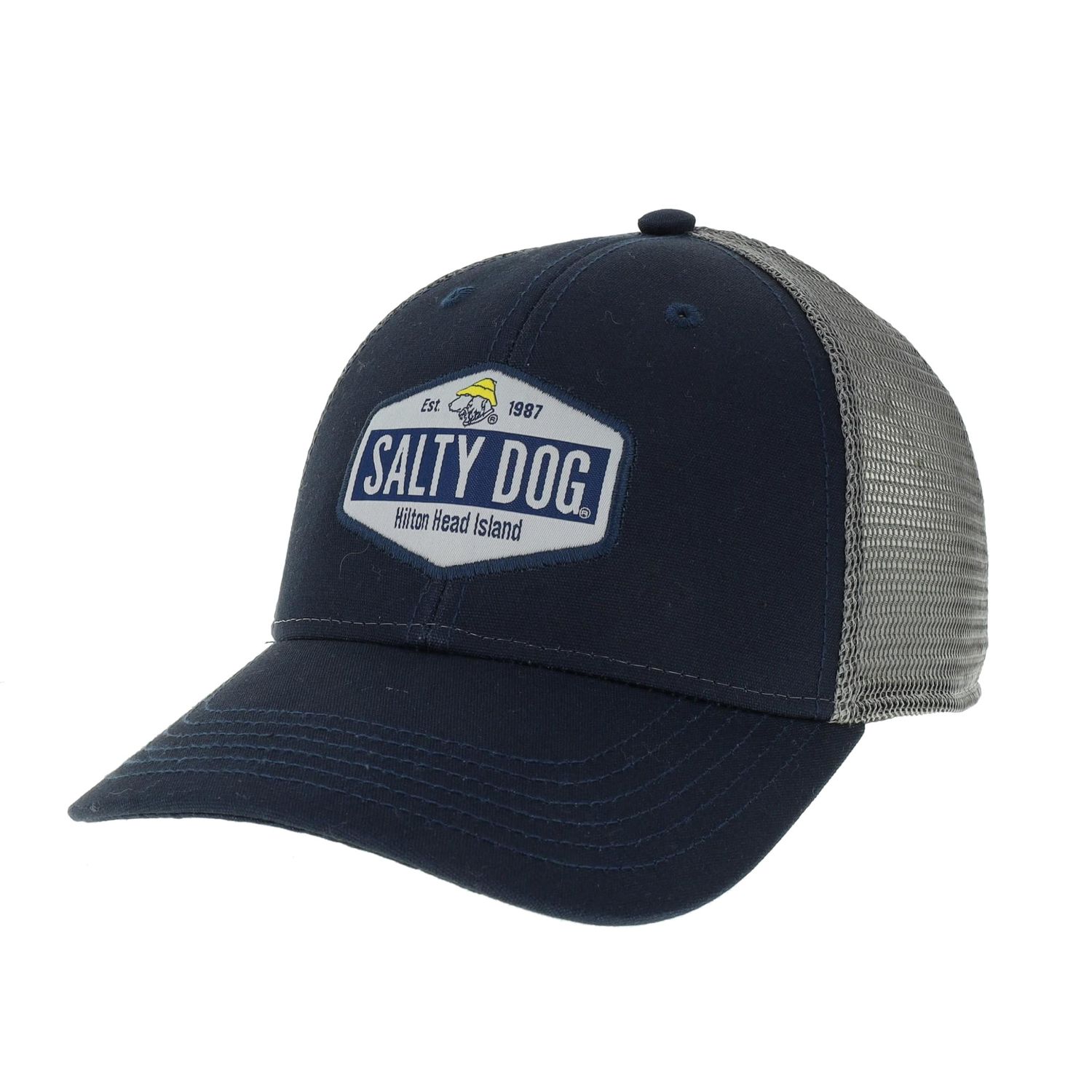 Hat - Route 278 Trucker, Navy/Grey