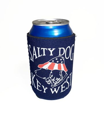 Can Holder - Key West Patriot Dog, Navy