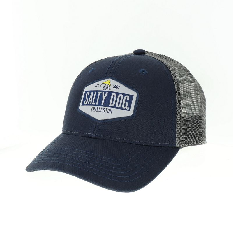 Charleston Hat - Youth Hwy 17 Trucker, Navy/Grey