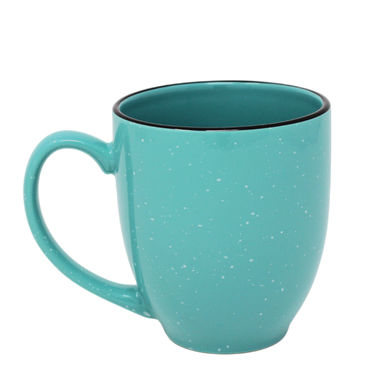 Bistro Mug, Aqua, 13.5 oz