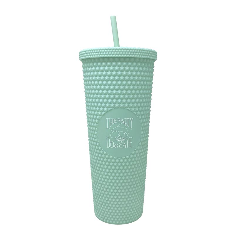 24oz Studded Tumbler w/ Lid &amp; Straw Mint
