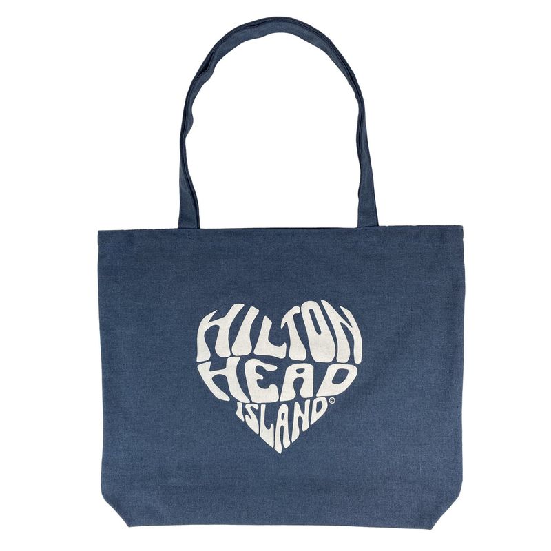 HHI Heart Seaside Tote Blue Jean