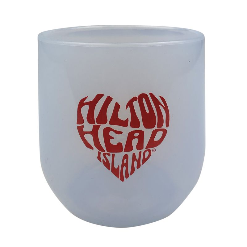 HHI Heart SiliPint Wine Icicle 12oz