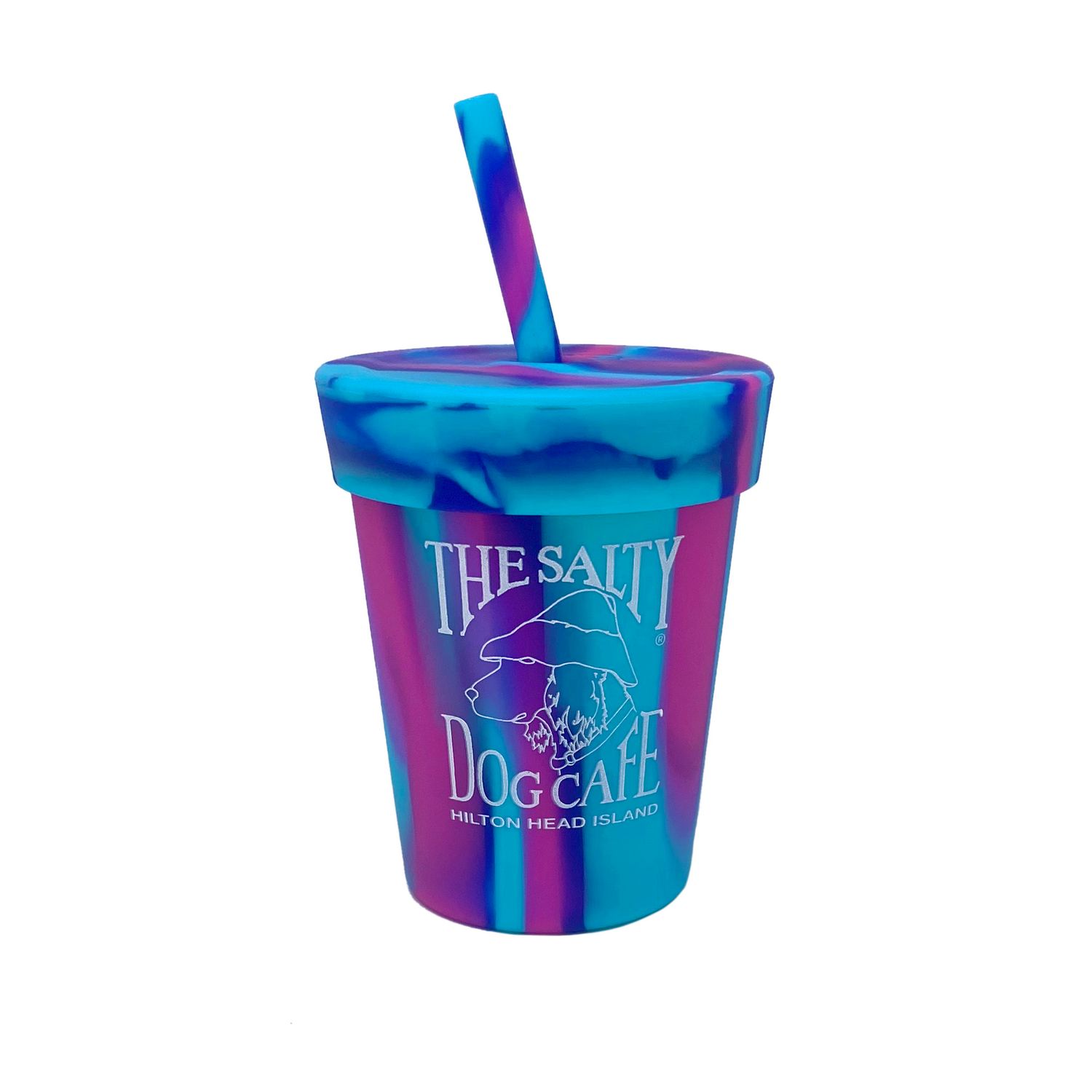 SiliPint Kids Straw Tumbler, Cool Berry Crush, 8 oz