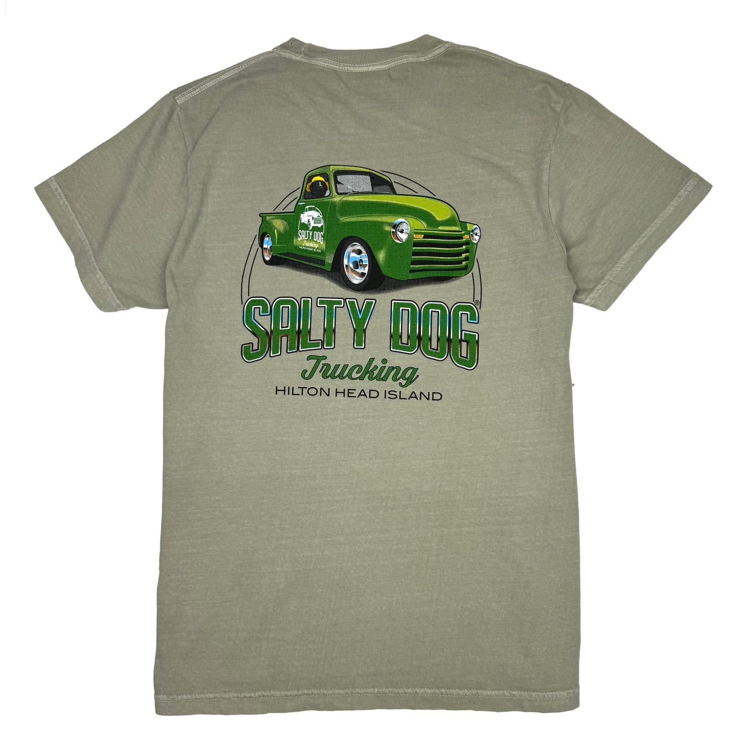 Salty Dog Trucking S/S Sandstone, Size: S