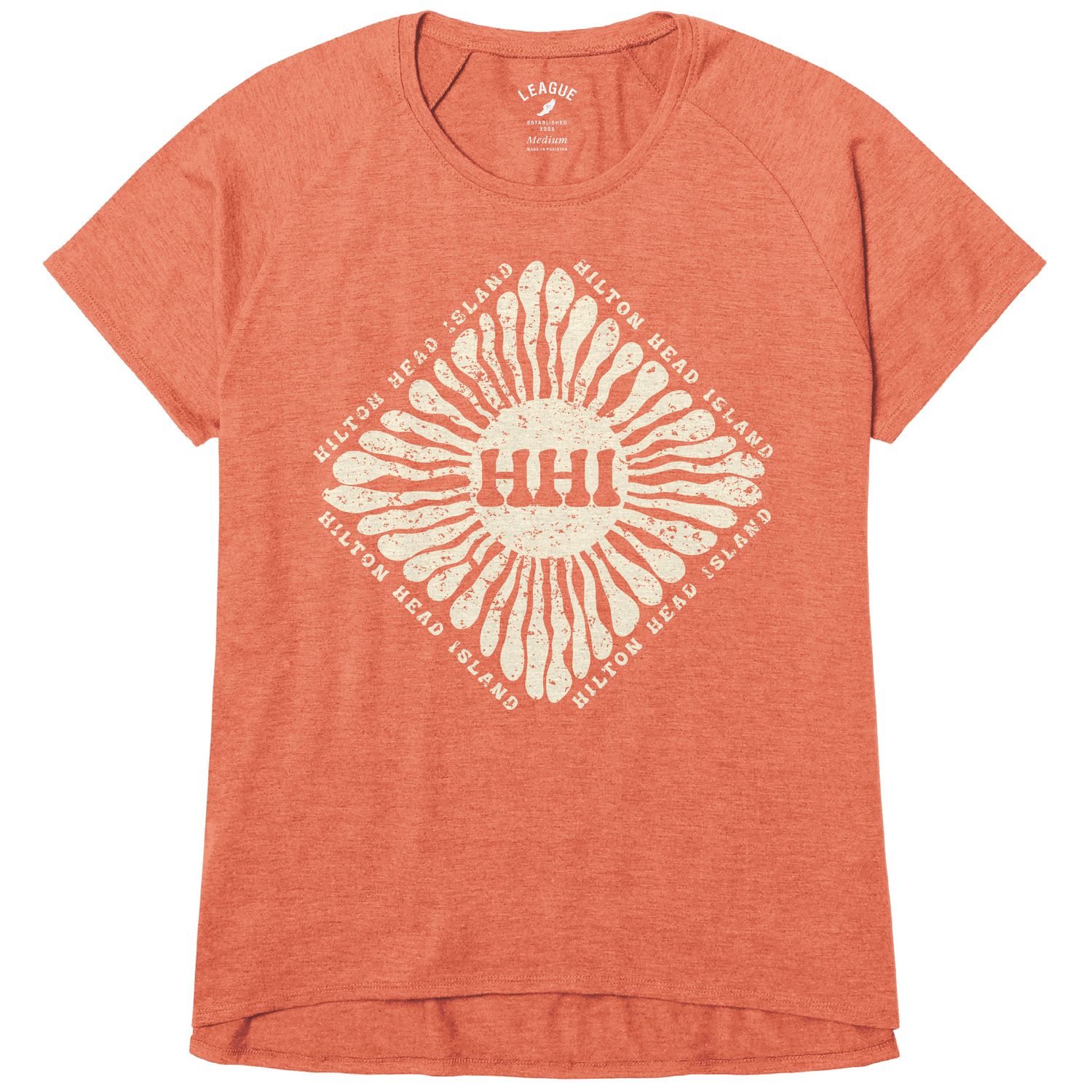 SBGS Sun Catcher Scoop Neck Heather Apricot, Size: S