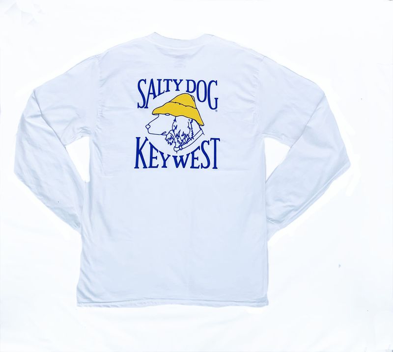 Key West Hanes Beefy L/S White