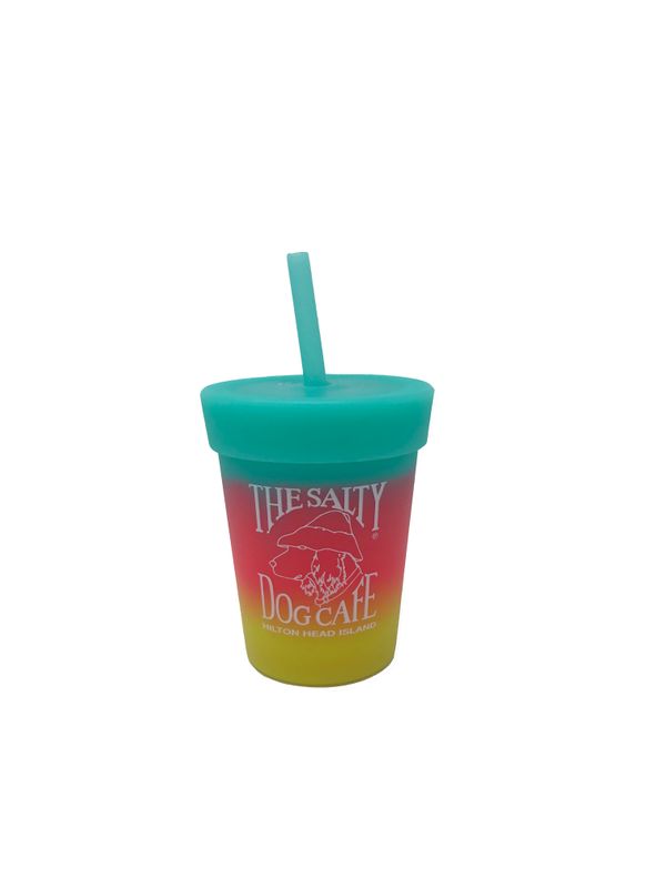 SiliPint Kids Straw Tumbler, Aurora, 8 oz